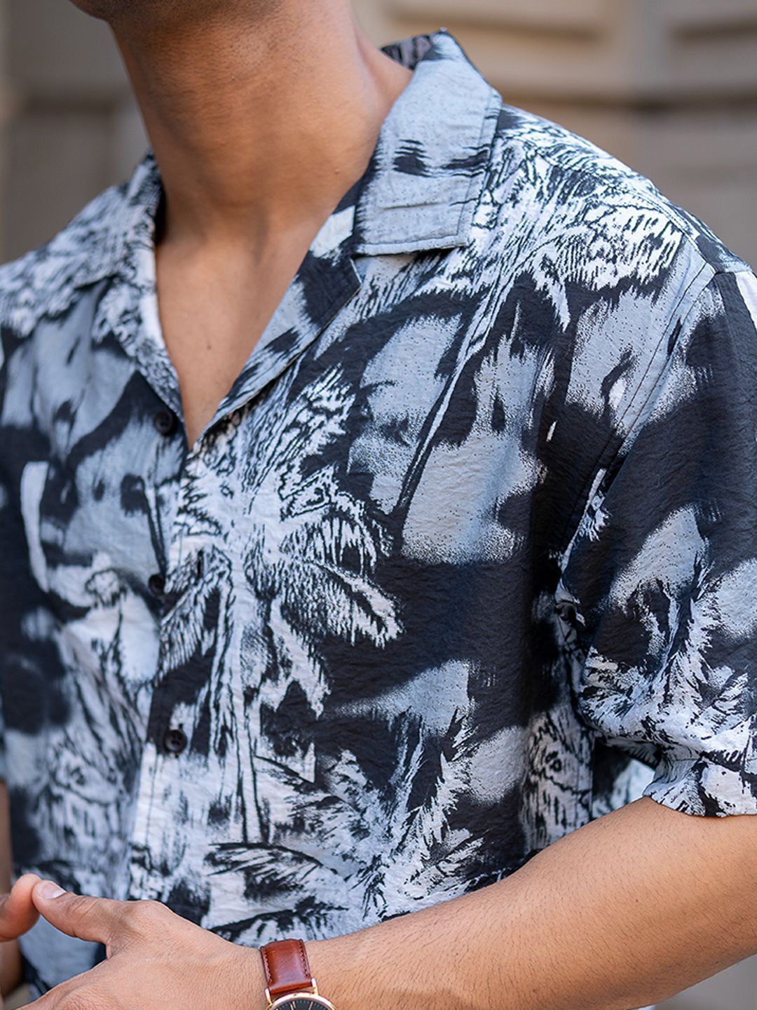 Powerlook Men Floral Opaque Printed Casual Shirt