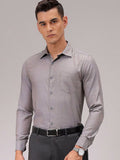 The Indian Garage Co. X Luxe Men Cutaway Collar Solid Slim Fit Formal Shirt