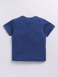 Happy Faces Kids Boys Typography Printed Pure Cotton T-Shirt