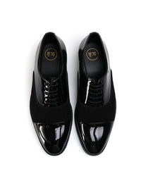 MONKSTORY Men Tuxedo Lace-ups Formal Oxfords