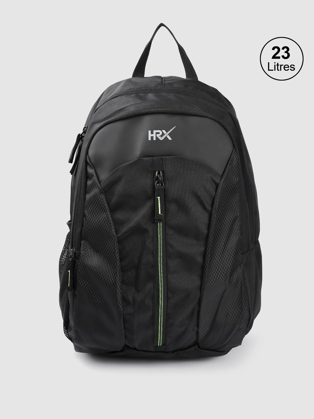 HRX by Hrithik Roshan Unisex Black Solid Lifestyle Backpack 23L