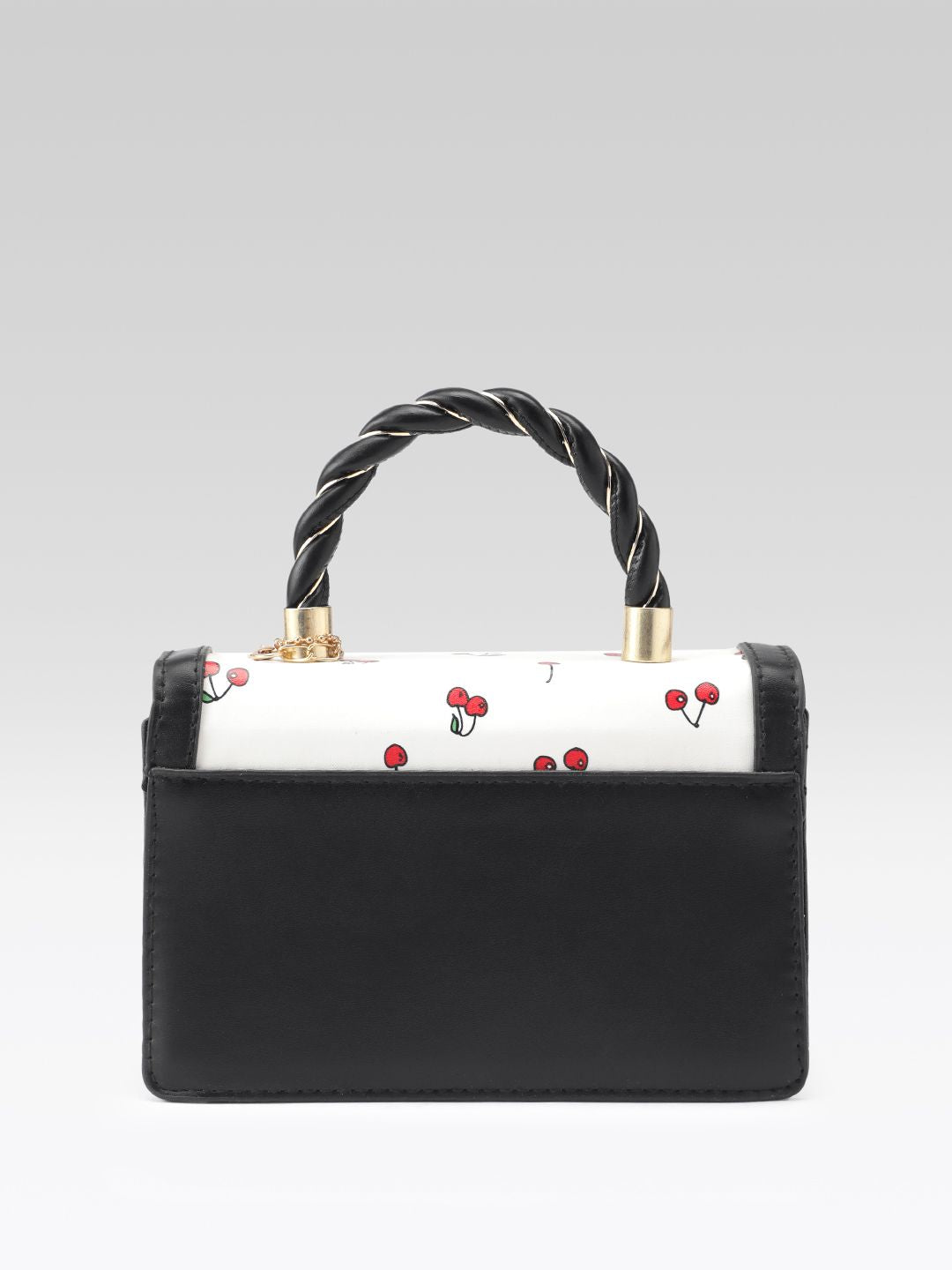 DressBerry Printed Structured Satchel Bag