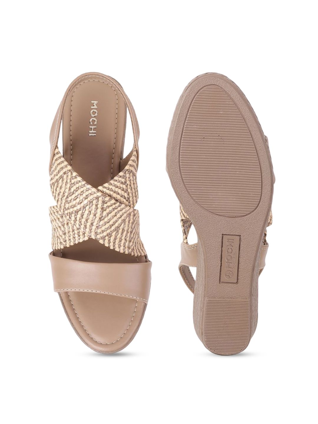 Mochi Printed Wedge Mules