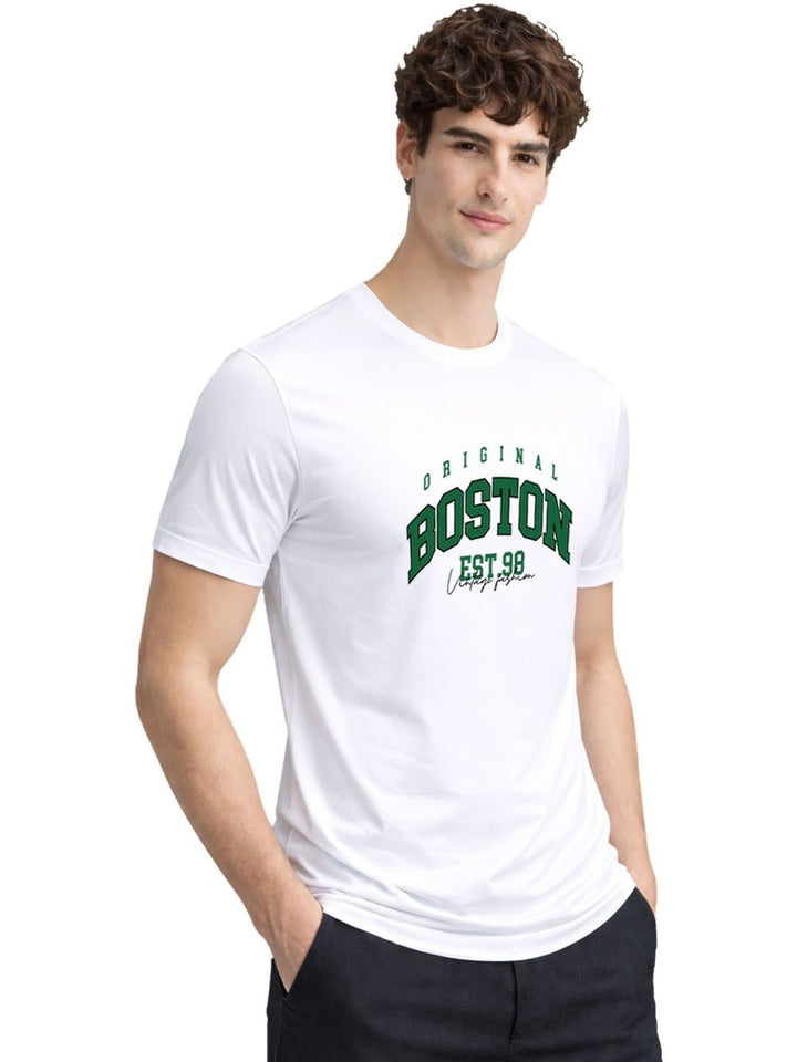 ADRO Men Typography Printed T-shirt