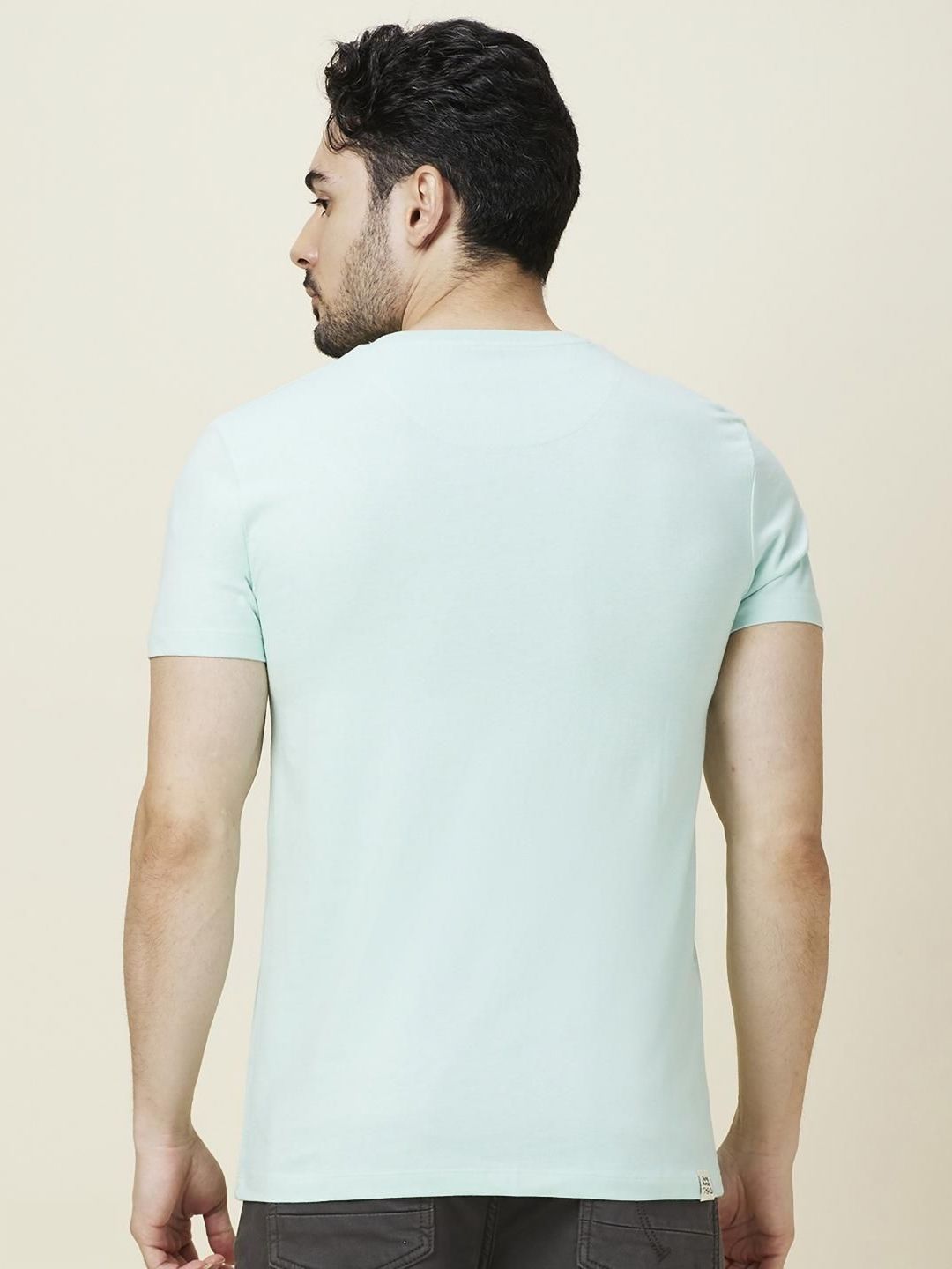 Being Human Men Typography Printed Round Neck Cotton Slim Fit T-shirt
