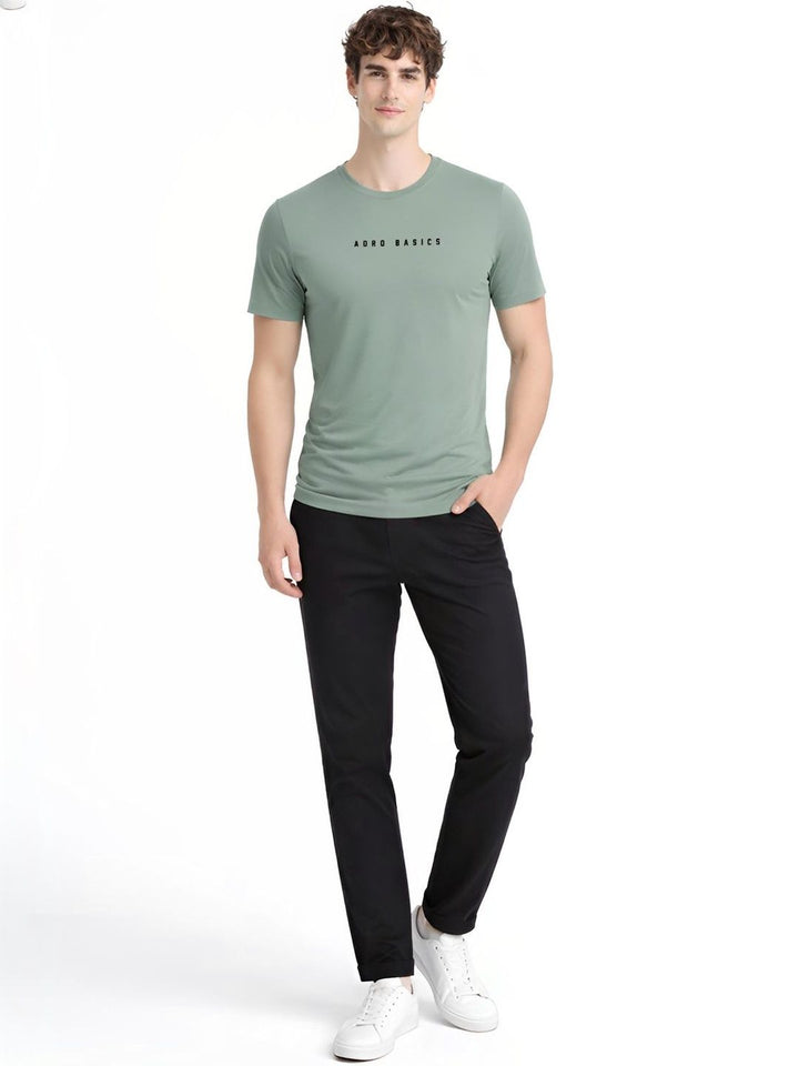 ADRO Men Typography Printed T-shirt