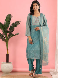 Mamicha Women Ethnic Motifs Printed Regular Pure Cotton Kurta with Palazzos & With Dupatta