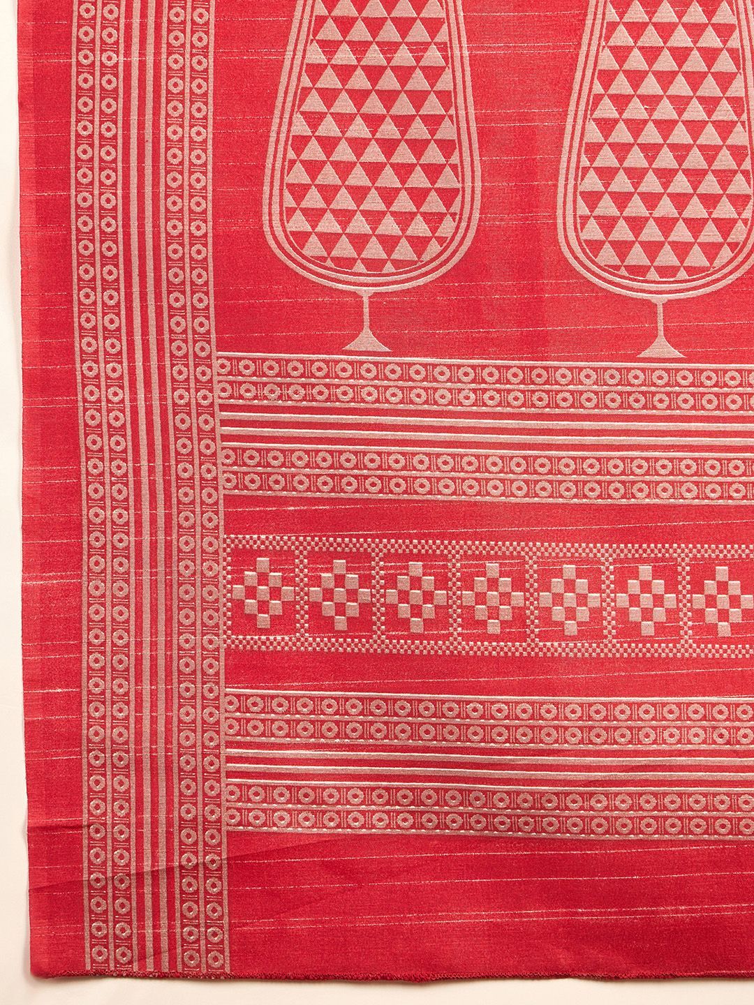 Saree mall Ethnic Motifs Silk Blend Designer Ikat Sarees