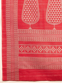 Saree mall Ethnic Motifs Silk Blend Designer Ikat Sarees