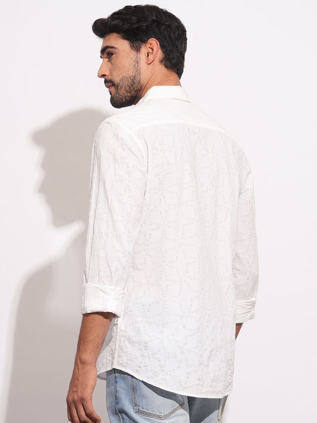 Being Human Men Classic Opaque Printed Casual Shirt