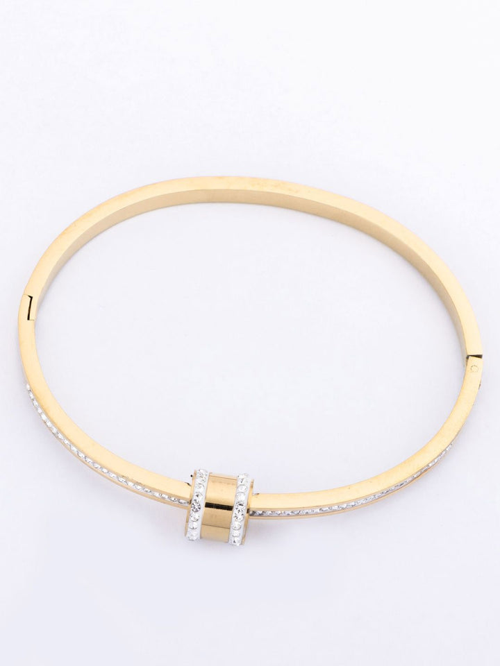 VOGUE PANASH Wanita Brass Gold-plated Bangle-Style Bracelet