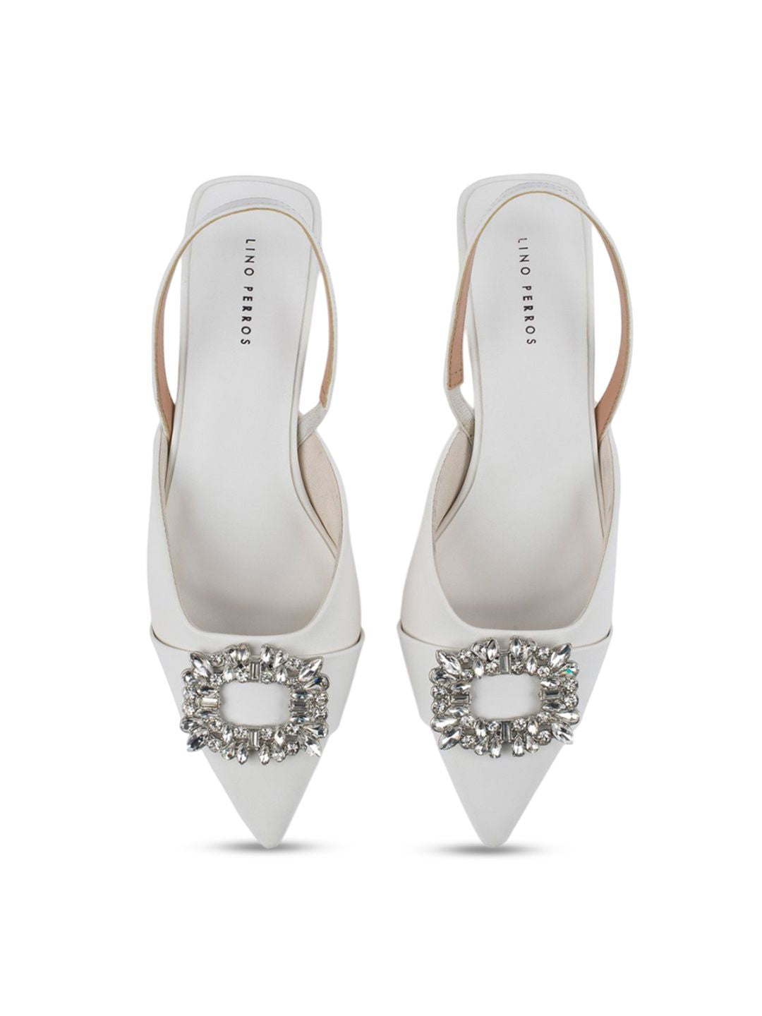 Lino Perros Women Embellished Kitten Pumps