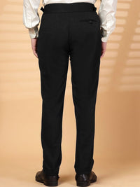 Moda Rapido Men High-Rise Easy Wash Pleated Trousers