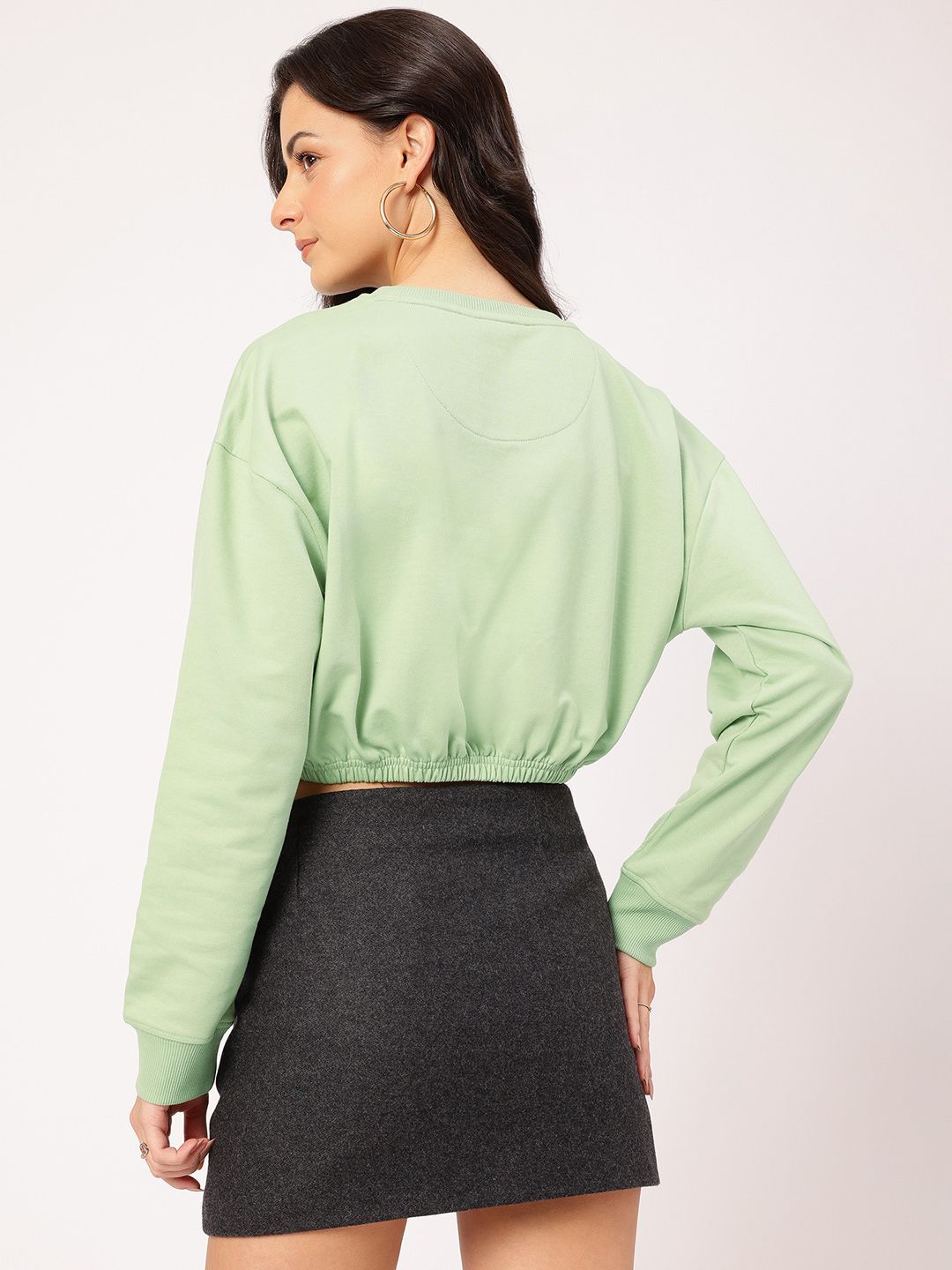 DressBerry Crop Pullover Sweatshirt