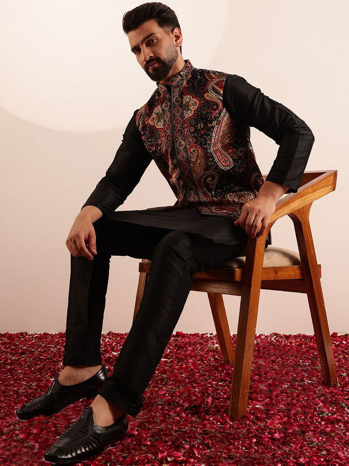 SOJANYA Jaket Nehru Printed Baldu