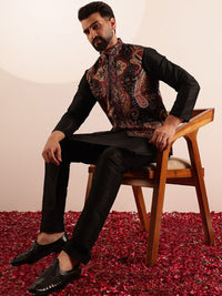 SOJANYA Jaket Nehru Printed Baldu