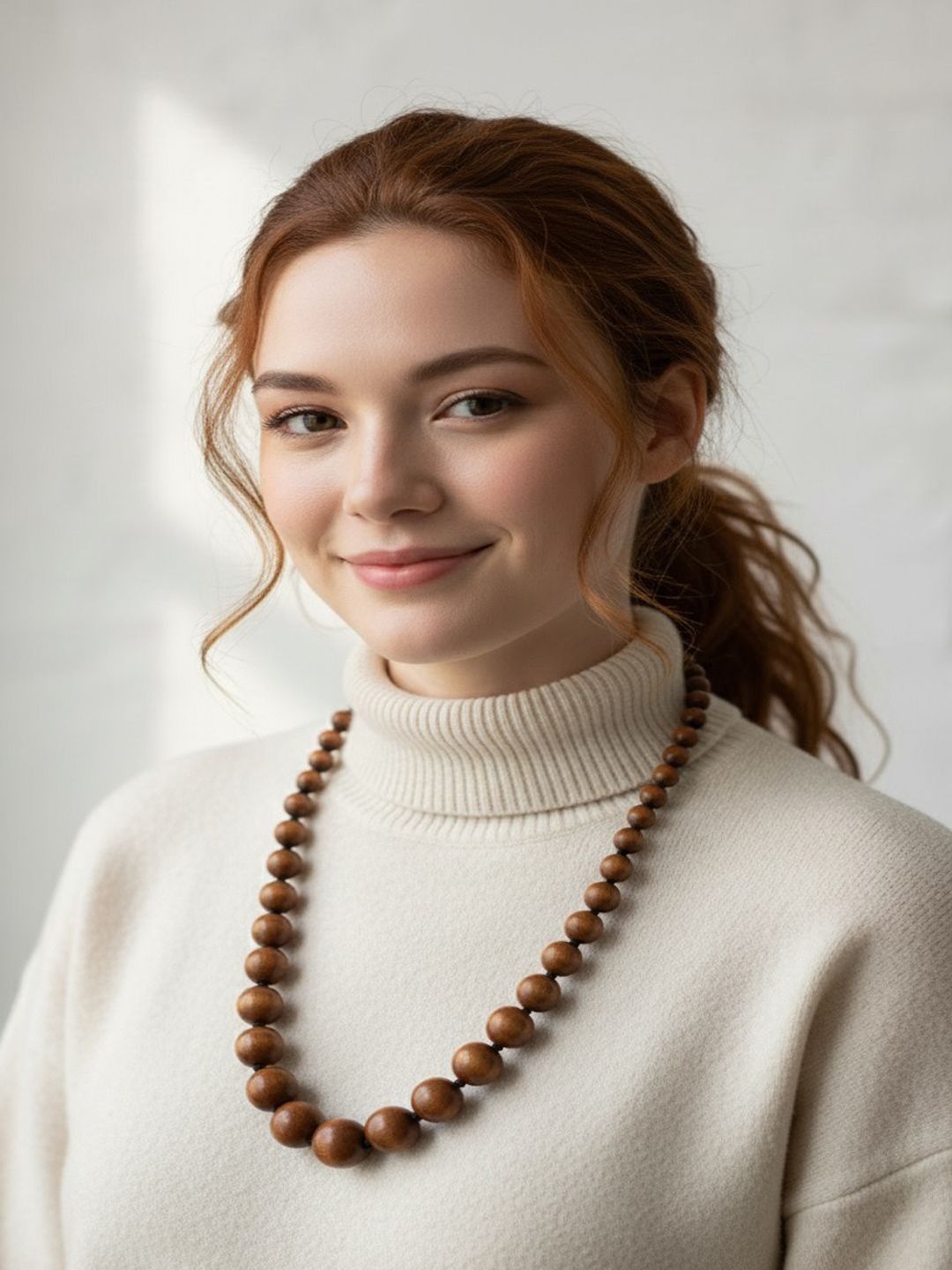 Kalung Manik Coklat PANASH