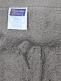 BOMBAY DYEING Grey 3 Pcs Pure Cotton 650 GSM Face Towel