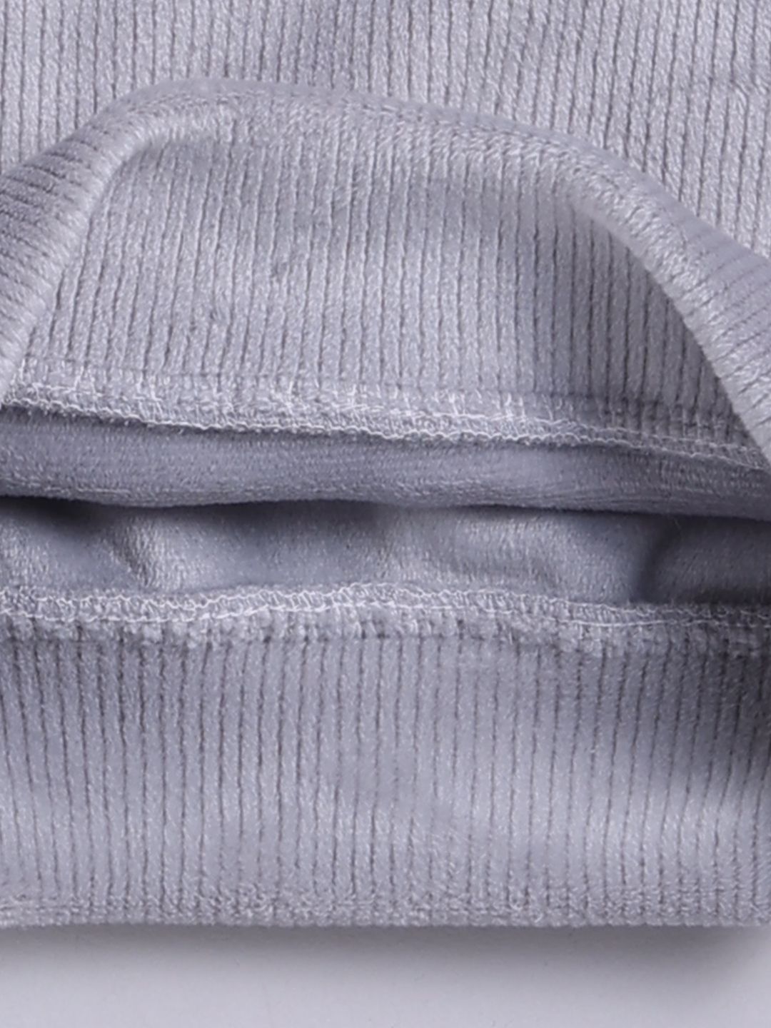 Moms Love Infant Boys Ribbed Velvet-Finish Pure Cotton Sweatshirt With Joggers