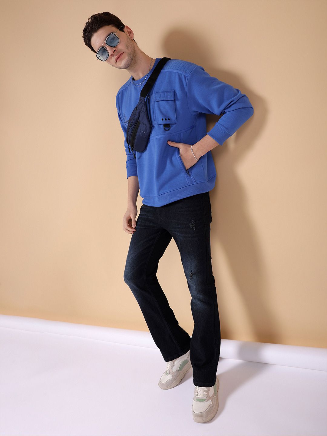 The Indian Garage Co Men Printed Long Sleeves Sweatshirt