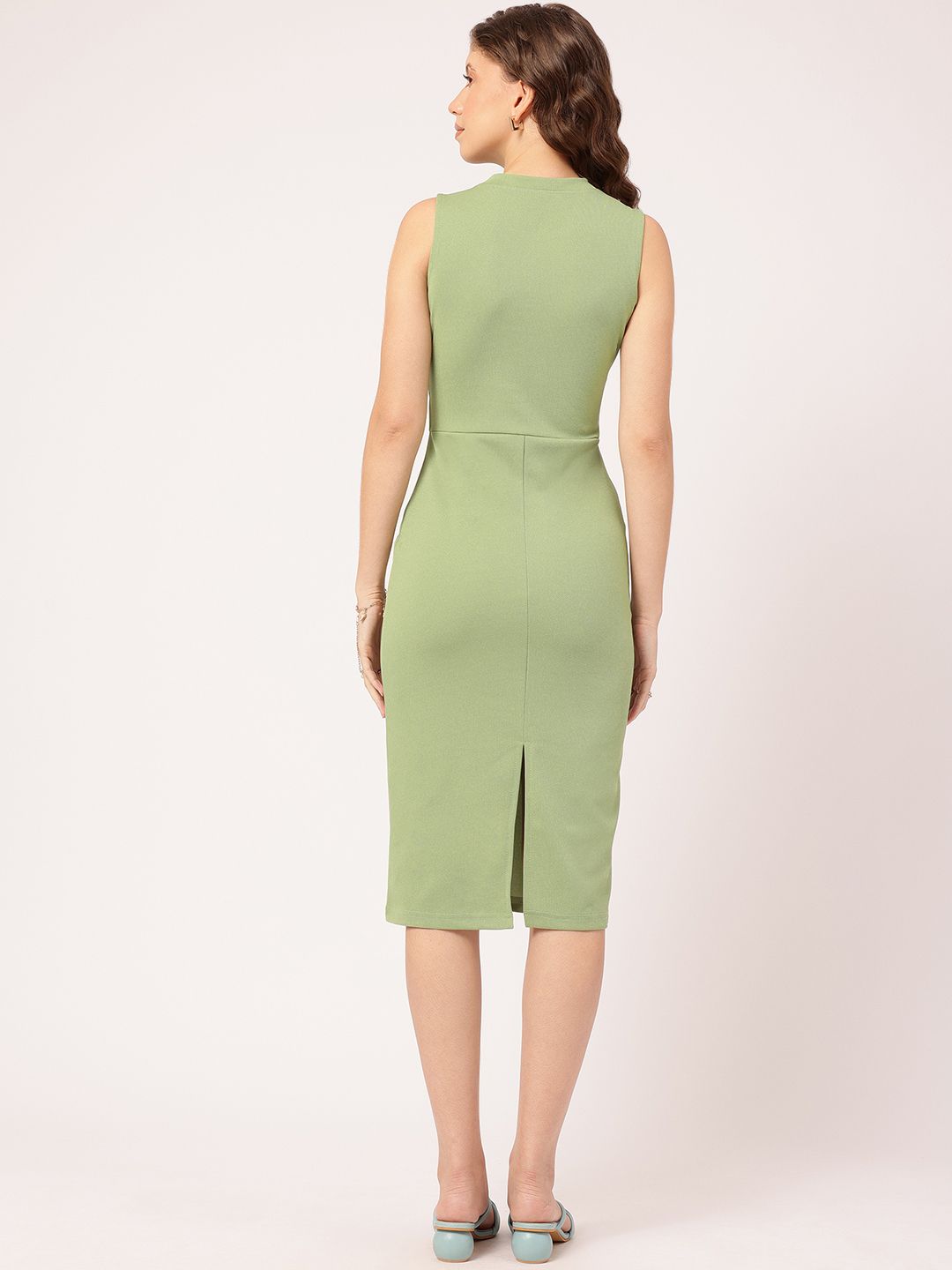 DressBerry Bold Basics Cut-Out Detail Bodycon Midi Dress