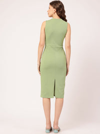 DressBerry Bold Basics Cut-Out Detail Bodycon Midi Dress