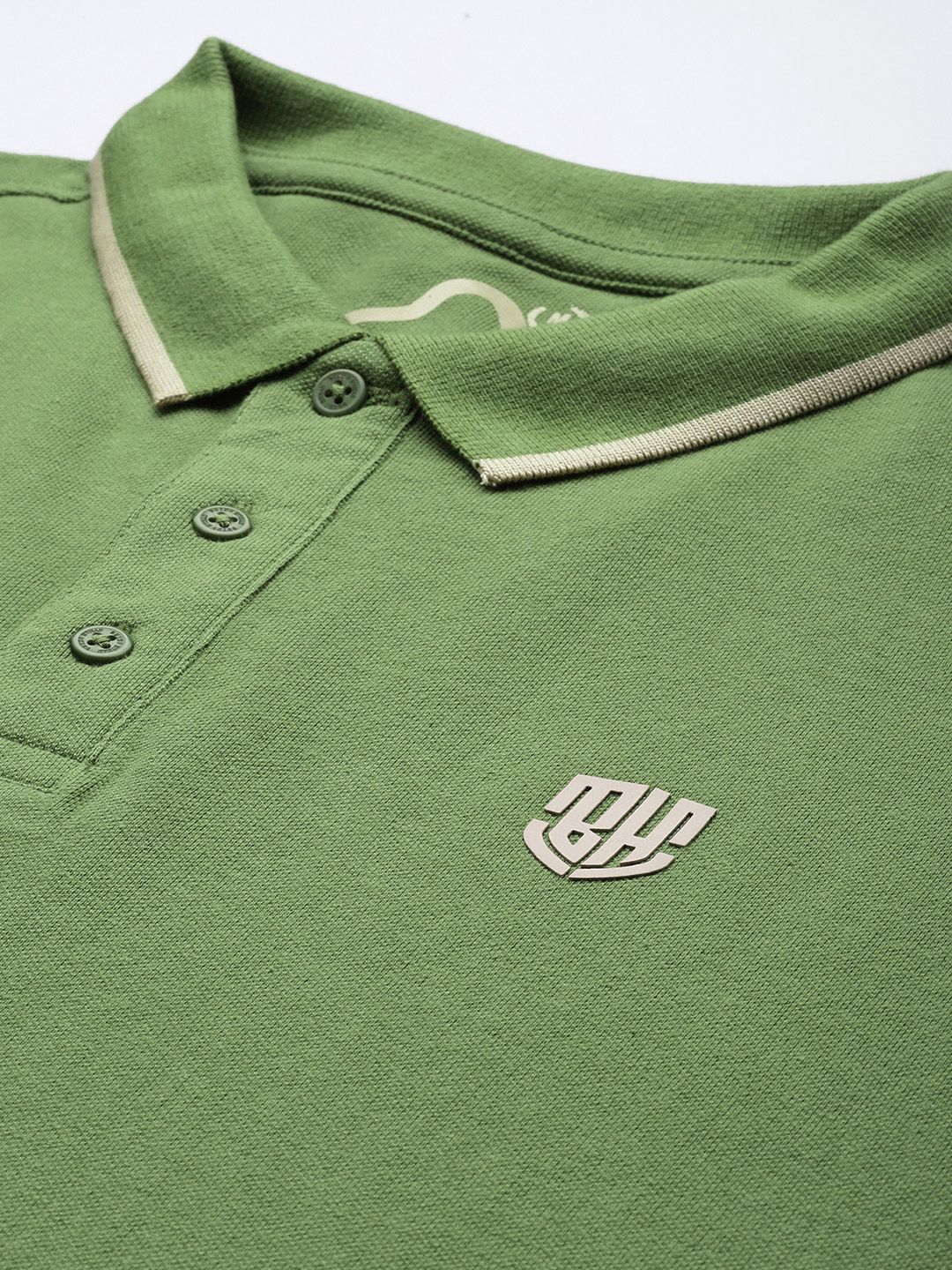 Being Human Polo Collar Pure Cotton T-shirt