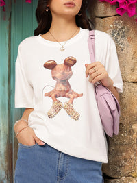 DressBerry Mickey Mania Printed Relaxed T-shirt