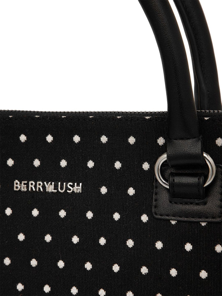 Berrylush Printed Structured Handheld Bag