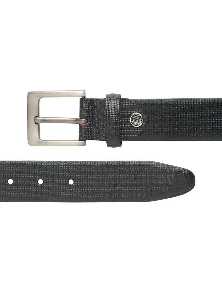 Teakwood Leathers Men Textured Leather Belt