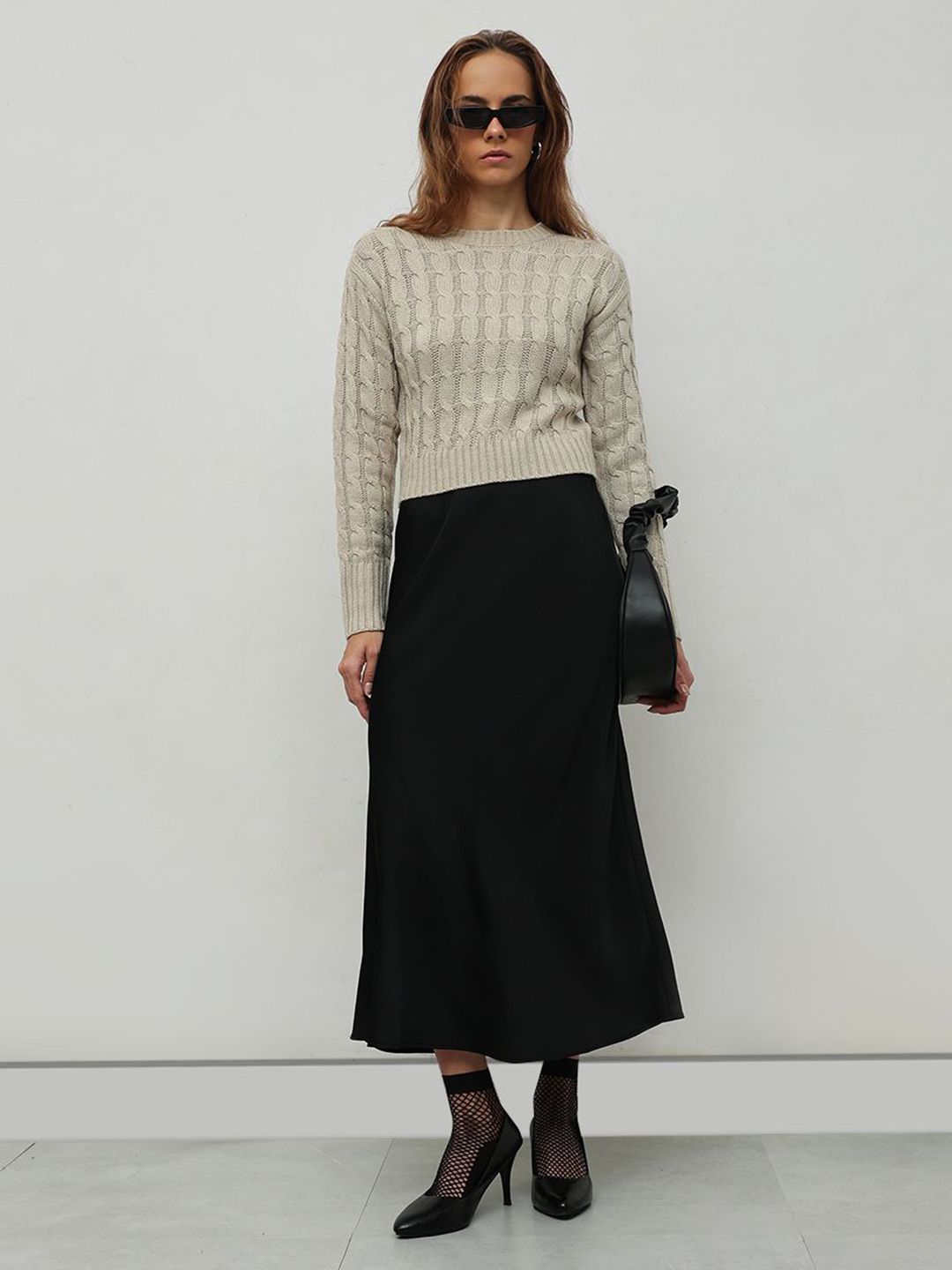 STREET 9 Women Cable Knit Pullover