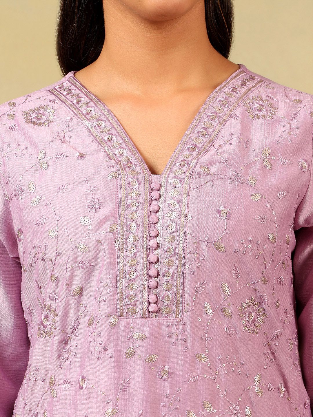 Mamicha Women Printed Pure Cotton Kurta with Trousers & With Dupatta