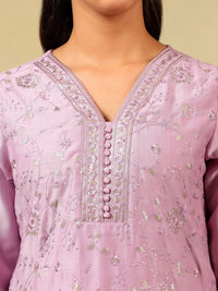 Mamicha Women Printed Pure Cotton Kurta with Trousers & With Dupatta