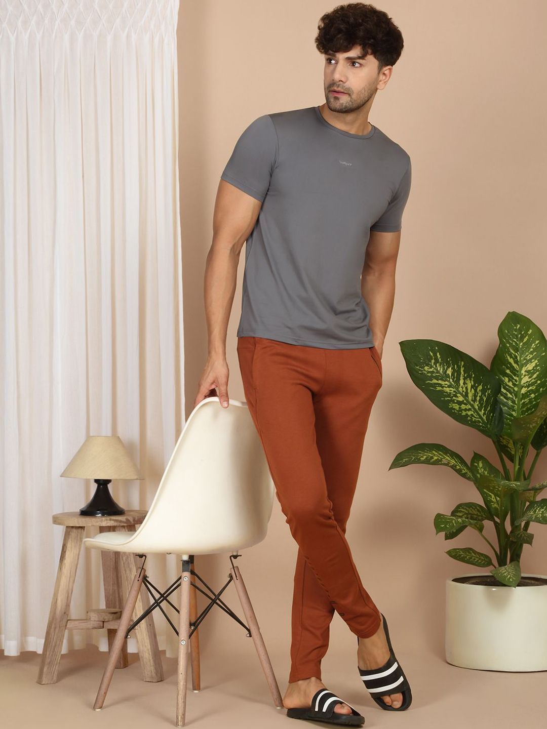 Sweet Dreams Men Round Neck Lounge T-Shirt