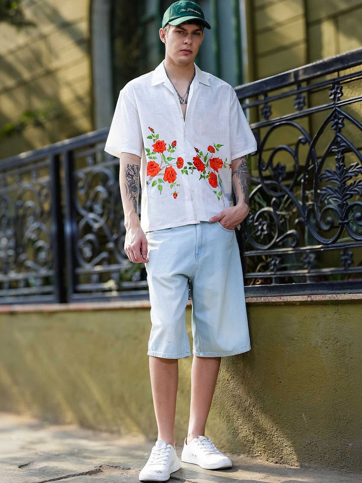 Eszett Men Floral Printed Casual Shirt