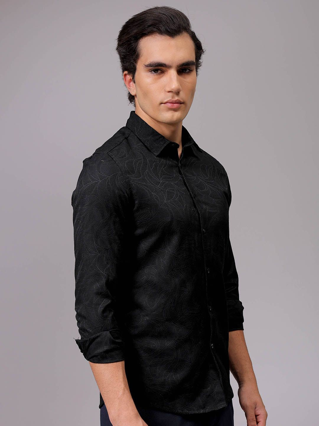 The Indian Garage Co Men Slim Fit Opaque Party Shirt