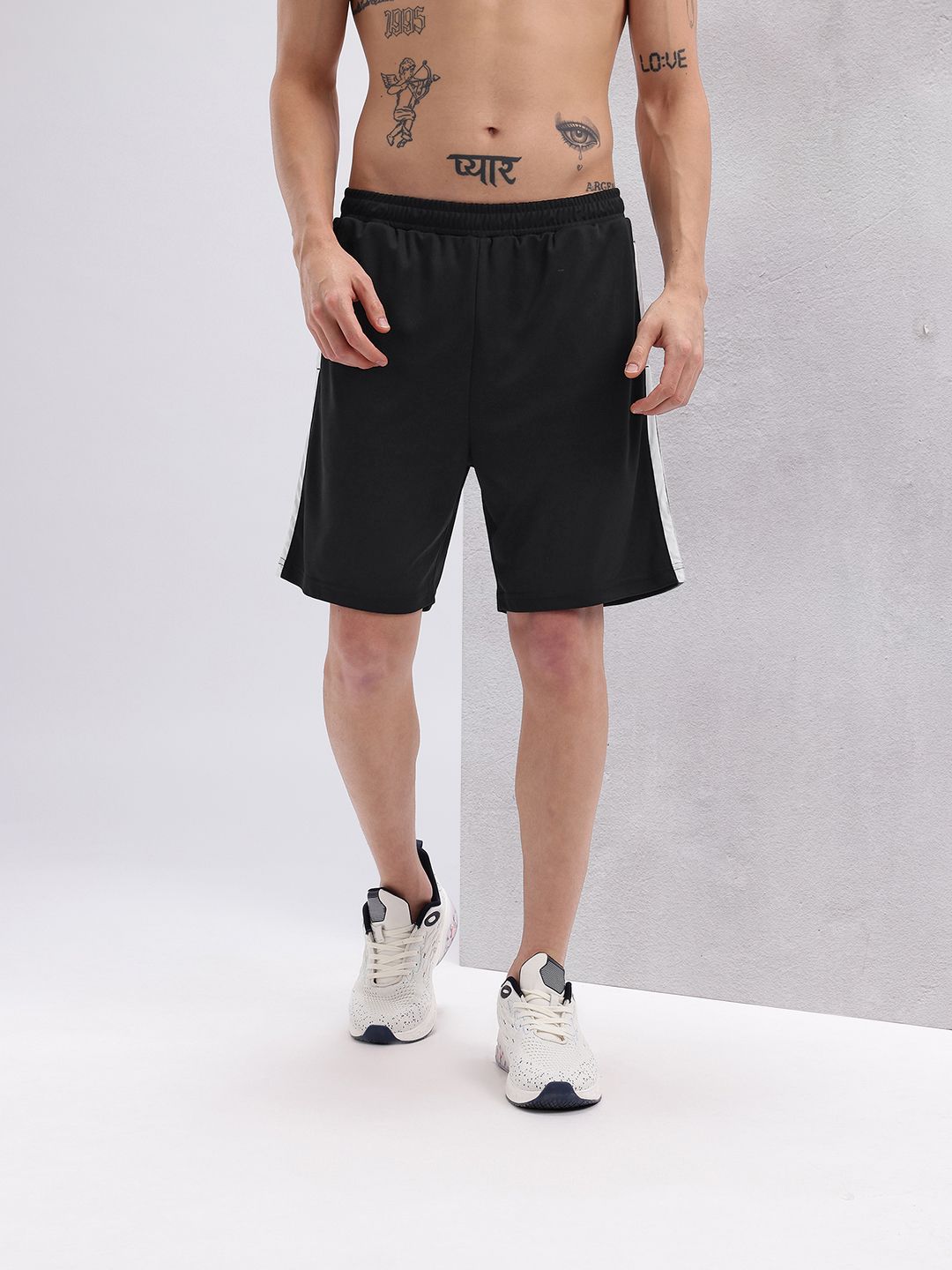 HRX by Hrithik Roshan Men Colourblocked Rapid-Dry Running Sports Shorts