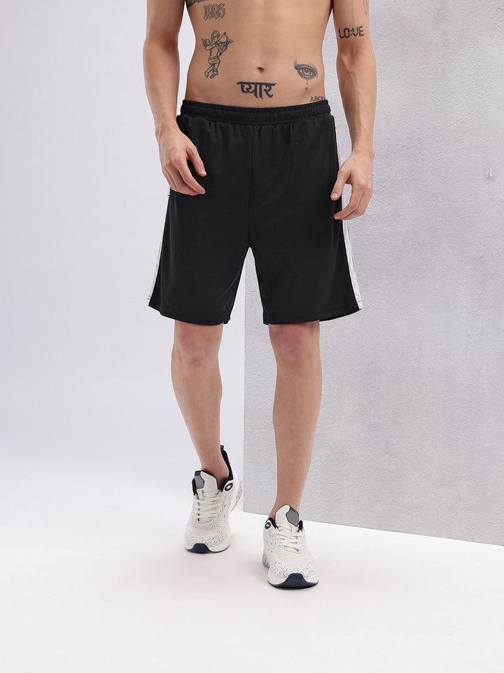 HRX by Hrithik Roshan Men Colourblocked Rapid-Dry Running Sports Shorts