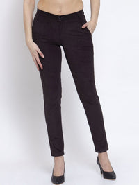 Seluar Slim Fit Wanita KLOTTHE Mid-Rise