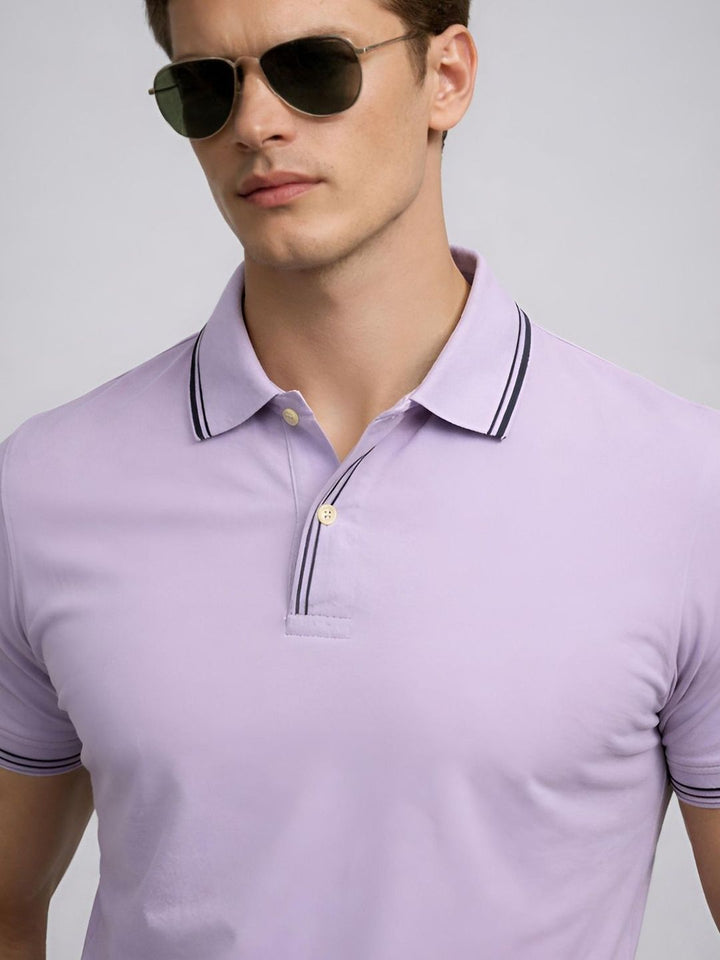 ADRO Men Polo Collar T-shirt