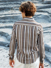 Campus Sutra Men Comfort Striped Casual Shirt
