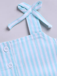 Moms Love Infant Girls Cotton Striped Top with Shorts