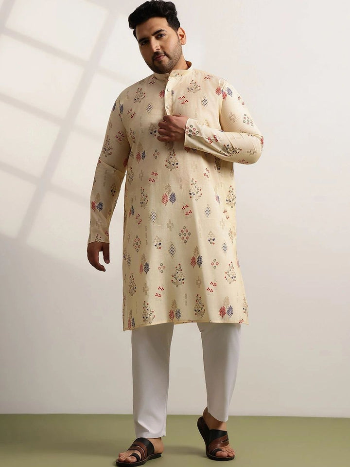 SOJANYA PLUS Motif Etnik Lelaki Bercetak Kurta