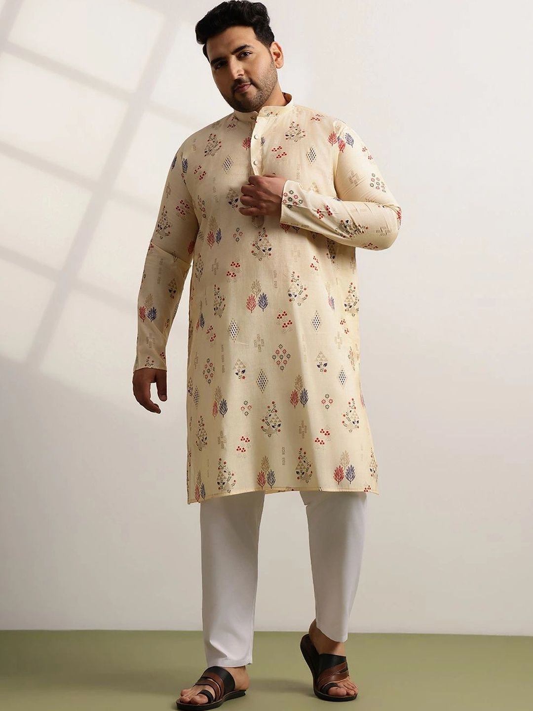 SOJANYA PLUS Men Ethnic Motifs Printed Kurta