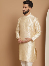 Kurta Kerja Benang Sulam Anouk Men Beige