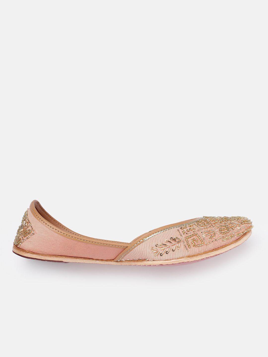 House of Pataudi Women Ethnic Embellished Mojaris