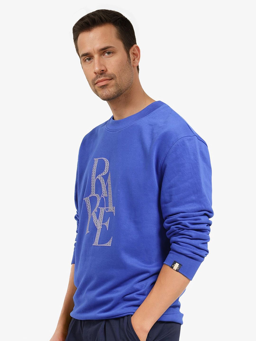 RARE RABBIT Men Printed Sweatshirt