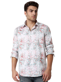 SPYKAR Men Slim Fit Floral Opaque Printed Casual Shirt