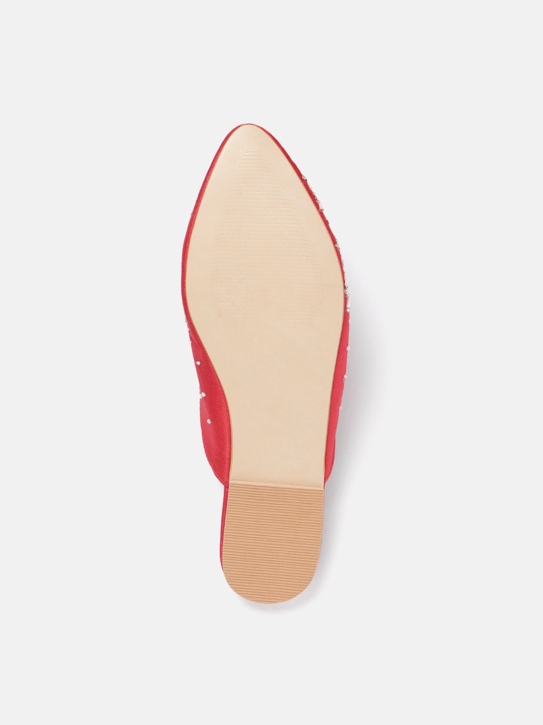 House of Pataudi Ethnic Motifs Embellished Mules