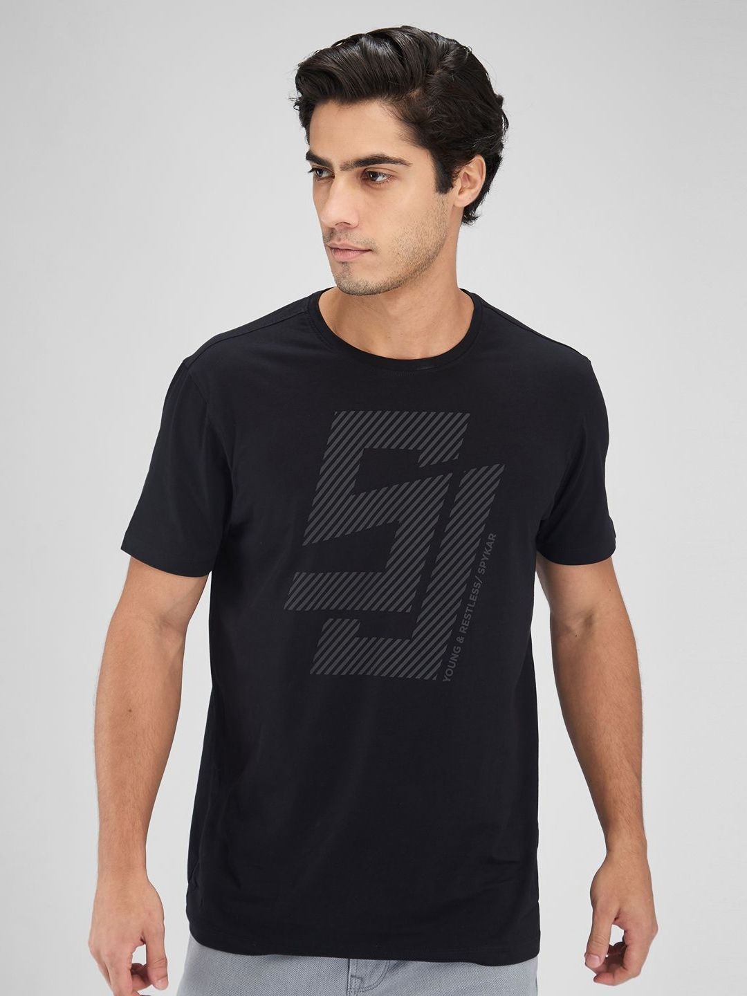 SPYKAR Men Pockets Slim Fit T-shirt